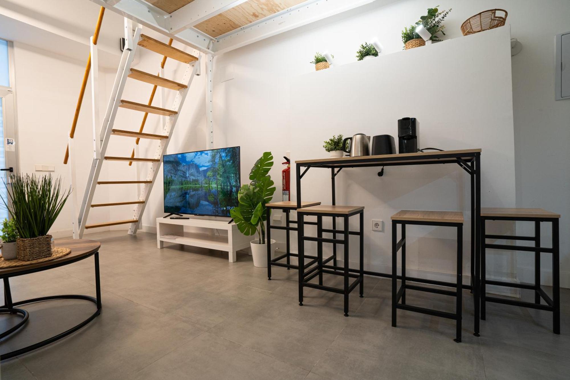 Loft A 10 Min Del Centro Historico De Madrid A Apartment Luaran gambar